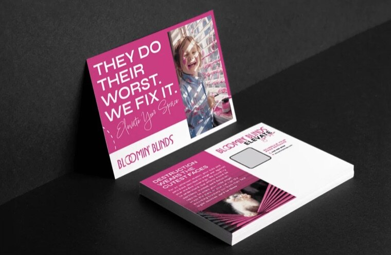 Bloomin’ Blinds direct mail